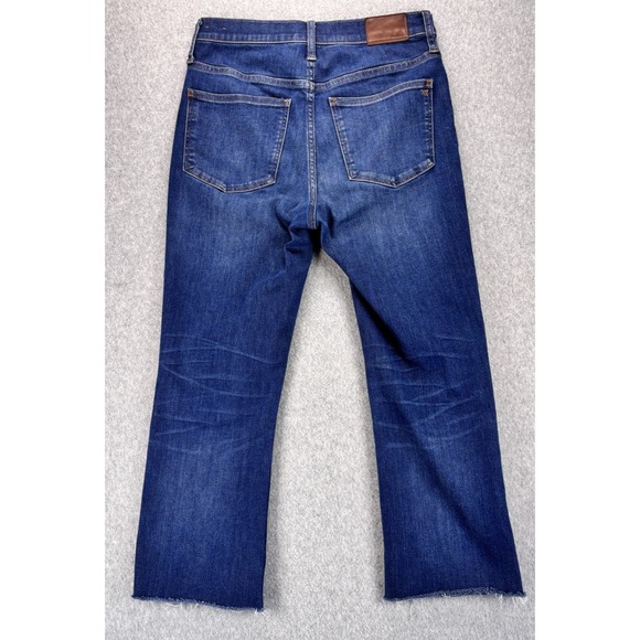 Madewell Cali Demi Boot Blue Jeans Women Size 27 High Rise Denim Stretch Capsule - Picture 11 of 15